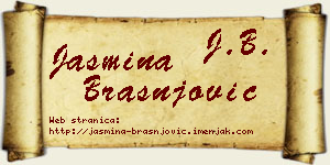 Jasmina Brašnjović vizit kartica